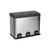 Poubelle recyclage Confortime Acier inoxydable 45 L