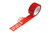 PP-Sicherheits Siegelband, rot, 50mm breit x50lfm., 53µ, rot, opened/void, Hotmelt-Kleber