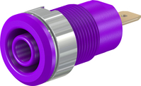4 mm Sicherheitsbuchse violett SLB4-F