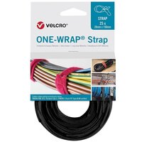 Marca VELCRO® Bridas para Sujeción de Cables Resistente al Fuego – ONE WRAP® STRAP - 1 Caja de 9 Blisters