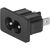 Schurter IEC-Steckverbinder C8 250 V, Gerade, Stecker, 2.5A, Leiterplatte