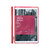 Oxford Schnellhefter A4 mit Sichttasche im Vorderdeckel, aus PP, für ca. 225 DIN A4-Blätter, rot