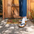 Relaxdays Fußmatte Kokos, Türvorleger Sweet Home, 40 x 60 cm, rutschfest, wetterfest, Fußabtreter innen & außen, bunt
