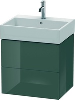 DURAVIT LC627503838 Waschtischunterbau L-CUBE 544x584x459mm dolomiti grey hochgl