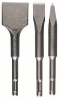 Bosch 2608690180 Kurzmeißel-Set mit SDS plus, 3-teilig, 140, 140 x 20, 140 x 40