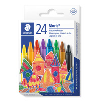 Noris Club® 220 Wachsmalkreide Kartonetui mit 24 sortierten Farben