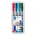 Lumocolor® permanent duo 348 Permanent-Marker mit zwei Rundspitzen STAEDTLER Box mit 4 sortierten Farben