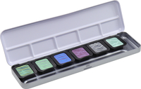 TALENS Perlglanzfarbe Finetec Box F0602 Essentials Cool 6 Farben