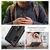 NALIA Ring Handy Hülle für Samsung Galaxy S21 Plus, Schutz Tasche Cover Case Schwarz