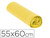 Bolsa Basura Domestica Amarilla con Autocierre 55 X 60 cm Rollo de 15 Bolsas