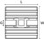 Befestigungssockel, Polyamid, weiß, selbstklebend, (L x B x H) 28 x 28 x 6.3 mm