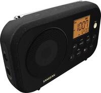 Sangean PR-D12 BT Asztali rádió AM, URH Bluetooth® Fekete