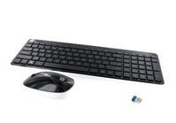Keyboard (International) 802450-L31, Wireless, RF Wireless, Mechanical, QWERTY, Black, White, Mouse included Tastaturen