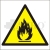 Niebezpieczeństwo pożaru materiały łatwo zapalne