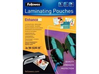 Fellowes Lamineerhoes A3, Zelfklevend, 303 x 426 mm, 2 x 80 micron, Glanzend (pak 100 stuks)