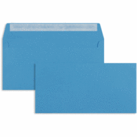 Briefumschläge DIN C6/5 100g/qm haftklebend VE=100 Stück königsblau