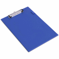 Klemmbrett A4 kunststoffbeschichtet blau