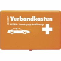 Verbandkasten Österreich-Norm orange für mehrspurige KFZ DIN 13164