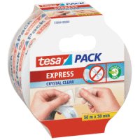 Packband tesapack Express Crystal Clear 50mx50mm