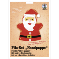 Filz-Set Handpuppe Weihnachtsmann