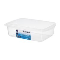 Stewart Seal Fresh Container Made of Clear Plastic Dishwasher Safe - 2.25L