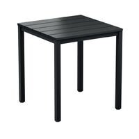 Outdoor wood-effect 4-Leg dining table