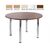 Circular leg meeting table