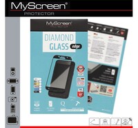 MYSCREEN DIAMOND GLASS EDGE képernyővédő üveg (2.5D full cover, íves, karcálló, 0.33 mm, 9H) ARANY [Samsung Galaxy A3 (2017) SM-A320F]
