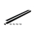 Zubehör für MaxLED Strips - Profil BASE, IP20, Alu schwarz eloxiert / Kunststoff satin, mit schwarzem Diffusor, 200cm