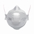 Masque de protection respiratoire deux voies série Aura™ 1883+ format pliable Type Aura™ 1883+