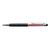 Golyóstoll ART CRYSTELLA fekete felül light piros SWAROVSKI® kristállyal töltve Touch Pen 0,7mm kék