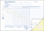 Wochenbericht, 210 x 148 mm, A5 quer, 2 x 50 Blatt/Buch
