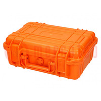 Suitcase: tool case; 260x180x100mm; ABS; IP67
