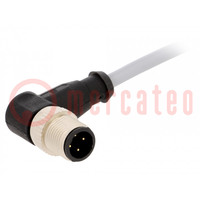 Plug; M12; PIN: 4; male; A code-DeviceNet / CANopen; 10m; cables