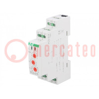 Timer; 0,1s÷24days; DPDT; 12VAC; 12VDC; PCS; for DIN rail mounting