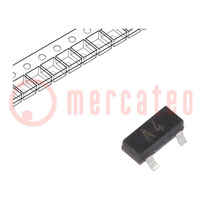 Diode: rectifying; SMD; 75V; 215mA; 4ns; SOT23; Ufmax: 1.25V; Ifsm: 4A