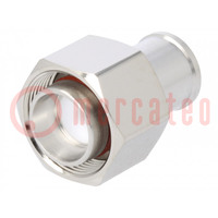 Connector: 4.3-10; male; for cable; straight; plug; 50Ω; IP68; 6GHz