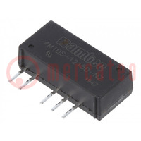 Converter: DC/DC; 1W; Uin: 10.8÷13.2V; Uout: 15VDC; Uout2: -15VDC