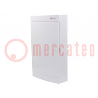 Enclosure: for modular components; IP40; white; No.of mod: 36