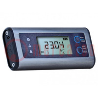 Data logger; temperature; ±0.1°C; Temp: -18÷55°C; Interface: USB