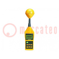 Multiméter: elektromágneses térerősség; Kijelző: LCD; 10MHz÷8GHz