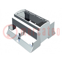 Enclosure: for DIN rail mounting; Y: 110mm; X: 106.3mm; Z: 62mm