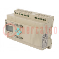 Programmable relay; IN: 12; OUT: 8; OUT 1: relay; ZEN-20C; IP20