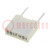Capacitor: polyester; 10nF; 63VAC; 100VDC; 5mm; ±5%; 7.2x2.5x6.5mm