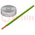 Cable; LifY; 1x2,5mm2; cuerda; Cu; PVC; verde-amarillo; 450V,750V