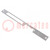 Frontal plate; long,flat; W: 21mm; for electromagnetic lock