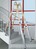 euroline Comfort Stehleiter Holz 2x8 Stufen hawego PLUS