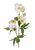 Artificial Silk Helleborus Flower - 55cm, White