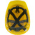 uvex pheos E-WR, Helmschale geschlossen für Elektrikerbereich, Version: 02 - Farbe: gelb