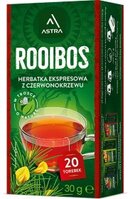Herbata ziołowa w torebkach Astra Rooibos, 20 sztuk x 1.5g